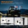 image:imageNilight LED Whip Light 1PC 3FT Spiral RGB Antenna Whips with Spring Base AppRemote Control DIY Chasing Patterns Brake amp Reverse Lights for Side by Side ATV UTV RZR CanAm Buggy JeepRGBQuick Connect Base w Spring