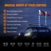 image:imageNilight LED Whip Light 1PC 3FT Spiral RGB Antenna Whips with Spring Base AppRemote Control DIY Chasing Patterns Brake amp Reverse Lights for Side by Side ATV UTV RZR CanAm Buggy JeepRGBQuick Connect Base