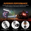 image:imageNilight LED Whip Light 1PC 3FT Spiral RGB Antenna Whips with Spring Base AppRemote Control DIY Chasing Patterns Brake amp Reverse Lights for Side by Side ATV UTV RZR CanAm Buggy JeepRGBQuick Connect Base