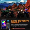 image:imageNilight LED Whip Light 1PC 3FT Spiral RGB Antenna Whips with Spring Base AppRemote Control DIY Chasing Patterns Brake amp Reverse Lights for Side by Side ATV UTV RZR CanAm Buggy JeepRGBQuick Connect Base