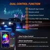 image:imageNilight LED Whip Light 1PC 3FT Spiral RGB Antenna Whips with Spring Base AppRemote Control DIY Chasing Patterns Brake amp Reverse Lights for Side by Side ATV UTV RZR CanAm Buggy JeepRGBQuick Connect Base w Spring