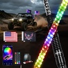 image:imageNilight LED Whip Light 1PC 3FT Spiral RGB Antenna Whips with Spring Base AppRemote Control DIY Chasing Patterns Brake amp Reverse Lights for Side by Side ATV UTV RZR CanAm Buggy JeepRGBQuick Connect Base w Spring