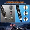 image:imageNilight LED Whip Light 1PC 3FT Spiral RGB Antenna Whips with Spring Base AppRemote Control DIY Chasing Patterns Brake amp Reverse Lights for Side by Side ATV UTV RZR CanAm Buggy JeepRGBQuick Connect Base w Spring