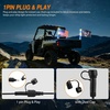 image:imageNilight LED Whip Light 1PC 3FT Spiral RGB Antenna Whips with Spring Base AppRemote Control DIY Chasing Patterns Brake amp Reverse Lights for Side by Side ATV UTV RZR CanAm Buggy JeepRGBQuick Connect Base w Spring