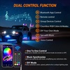image:imageNilight LED Whip Light 1PC 3FT Spiral RGB Antenna Whips with Spring Base AppRemote Control DIY Chasing Patterns Brake amp Reverse Lights for Side by Side ATV UTV RZR CanAm Buggy JeepRGBQuick Connect Base w Spring