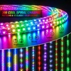 image:imageNilight LED Whip Light 1PC 3FT Spiral RGB Antenna Whips with Spring Base AppRemote Control DIY Chasing Patterns Brake amp Reverse Lights for Side by Side ATV UTV RZR CanAm Buggy JeepRGBQuick Connect Base w Spring