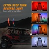 image:imageNilight LED Whip Light 1PC 3FT Spiral RGB Antenna Whips with Spring Base AppRemote Control DIY Chasing Patterns Brake amp Reverse Lights for Side by Side ATV UTV RZR CanAm Buggy JeepRGBQuick Connect Base