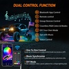 image:imageNilight LED Whip Light 1PC 3FT Spiral RGB Antenna Whips with Spring Base AppRemote Control DIY Chasing Patterns Brake amp Reverse Lights for Side by Side ATV UTV RZR CanAm Buggy JeepRGBQuick Connect Base w Spring