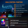 image:imageNilight LED Whip Light 1PC 3FT Spiral RGB Antenna Whips with Spring Base AppRemote Control DIY Chasing Patterns Brake amp Reverse Lights for Side by Side ATV UTV RZR CanAm Buggy JeepRGBQuick Connect Base w Spring
