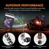 image:imageNilight LED Whip Light 1PC 3FT Spiral RGB Antenna Whips with Spring Base AppRemote Control DIY Chasing Patterns Brake amp Reverse Lights for Side by Side ATV UTV RZR CanAm Buggy JeepRGBQuick Connect Base