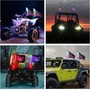image:imageNilight LED Whip Light 1PC 3FT Spiral RGB Antenna Whips with Spring Base AppRemote Control DIY Chasing Patterns Brake amp Reverse Lights for Side by Side ATV UTV RZR CanAm Buggy JeepRGBQuick Connect Base