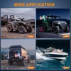 image:imageNilight LED Whip Light 1PC 3FT Spiral RGB Antenna Whips with Spring Base AppRemote Control DIY Chasing Patterns Brake amp Reverse Lights for Side by Side ATV UTV RZR CanAm Buggy JeepRGBQuick Connect Base w Spring