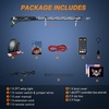 image:imageNilight LED Whip Light 1PC 3FT Spiral RGB Antenna Whips with Spring Base AppRemote Control DIY Chasing Patterns Brake amp Reverse Lights for Side by Side ATV UTV RZR CanAm Buggy JeepRGBQuick Connect Base