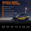 image:imageNilight LED Whip Light 1PC 3FT Spiral RGB Antenna Whips with Spring Base AppRemote Control DIY Chasing Patterns Brake amp Reverse Lights for Side by Side ATV UTV RZR CanAm Buggy JeepRGBQuick Connect Base