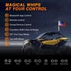 image:imageNilight LED Whip Light 1PC 3FT Spiral RGB Antenna Whips with Spring Base AppRemote Control DIY Chasing Patterns Brake amp Reverse Lights for Side by Side ATV UTV RZR CanAm Buggy JeepRGBQuick Connect Base