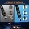 image:imageNilight LED Whip Light 1PC 3FT Spiral RGB Antenna Whips with Spring Base AppRemote Control DIY Chasing Patterns Brake amp Reverse Lights for Side by Side ATV UTV RZR CanAm Buggy JeepRGBQuick Connect Base w Spring