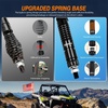 image:imageNilight LED Whip Light 1PC 3FT Spiral RGB Antenna Whips with Spring Base AppRemote Control DIY Chasing Patterns Brake amp Reverse Lights for Side by Side ATV UTV RZR CanAm Buggy JeepRGBQuick Connect Base w Spring