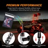 image:imageNilight LED Whip Light 1PC 3FT Spiral RGB Antenna Whips with Spring Base AppRemote Control DIY Chasing Patterns Brake amp Reverse Lights for Side by Side ATV UTV RZR CanAm Buggy JeepRGBQuick Connect Base