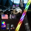 image:imageNilight LED Whip Light 1PC 3FT Spiral RGB Antenna Whips with Spring Base AppRemote Control DIY Chasing Patterns Brake amp Reverse Lights for Side by Side ATV UTV RZR CanAm Buggy JeepRGBQuick Connect Base w Spring
