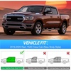 image:imageNilight TapeOn Window Visors for Ram 1500 Crew Cab New Body Style 2019 2020 2021 2022 2023 2024 2025 Outside Mount Rain Guards Vent Visors Window Deflectors Smoke Tint 4PCS