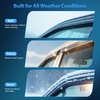 image:imageNilight Window Rain Guards for Toyota Corolla 2003 2004 2005 2006 2007 2008 TapeOn Window Visors Outside Mount Vent Visors Window Deflectors Smoke Tint 4PCS