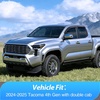image:imageNilight Window Visors for 20242025 Toyota Tacoma Double Cab 4th Gen TapeOn Rain Guards Outside Mount Vent Visors Window Deflectors Smoke Tint 4PCS