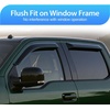 image:imageNilight Window Visors for 20242025 Toyota Tacoma Double Cab 4th Gen TapeOn Rain Guards Outside Mount Vent Visors Window Deflectors Smoke Tint 4PCS