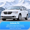 image:imageNilight Window Visors for Dodge Grand Caravan 20082020 Chrysler Town amp Country 20082016 VW Routan 20092012 TapeOn Rain Guards Outside Mount Vent Visors Window Deflectors Smoke Tint 4PCS