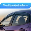 image:imageNilight Window Visors for Honda Civic Sedan 2006 2007 2008 2009 2010 2011 TapeOn Rain Guards Outside Mount Vent Visors Window Deflectors Smoke Tint 4PCS