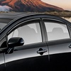 image:imageNilight Window Visors for Honda Civic Sedan 2006 2007 2008 2009 2010 2011 TapeOn Rain Guards Outside Mount Vent Visors Window Deflectors Smoke Tint 4PCS