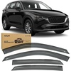 image:imageNilight Rain Guards for Mazda CX5 2017 2018 2019 2020 2021 2022 2023 2024 2025 TapeOn Window Visors Outside Mount Vent Visors Window Deflectors Smoke Tint 4PCS