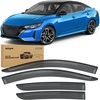 image:imageNilight Rain Guards for Nissan Sentra 2020 2021 2022 2023 2024 2025 TapeOn Window Visors Outside Mount Vent Visors Window Deflectors Smoke Tint 4PCS