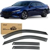 image:imageNilight Window Rain Guards for Hyundai Elantra 2021 2022 2023 2024 2025 TapeOn Window Visors Outside Mount Vent Visors Window Deflectors Smoke Tint 4PCS