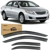 image:imageNilight Window Rain Guards for Toyota Corolla 2003 2004 2005 2006 2007 2008 TapeOn Window Visors Outside Mount Vent Visors Window Deflectors Smoke Tint 4PCS