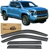 image:imageNilight Window Visors for 20242025 Toyota Tacoma Double Cab 4th Gen TapeOn Rain Guards Outside Mount Vent Visors Window Deflectors Smoke Tint 4PCS