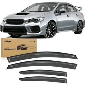 image:imageNilight Rain Guards for Subaru WRXWRX STI Sedan 2015 2016 2017 2018 2019 2020 2021 TapeOn Window Visors Outside Mount Vent Visors Window Deflectors Smoke Tint 4PCS
