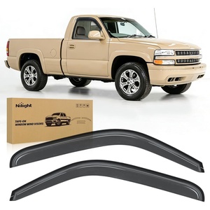 image:imageNilight Window Visors for 19992007 Chevy SilveradoGMC Sierra 1500 19992006 SilveradoSierra 2500 20012007 SilveradoSierra 3500 Standard Cab Outside Mount Rain Guards Vent Visors 2PCS
