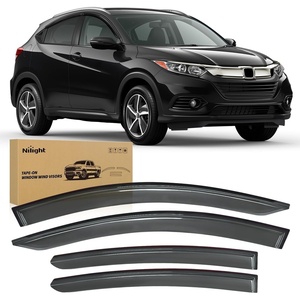 image:imageNilight Window Visors for Honda HRV 2016 2017 2018 2019 2020 2021 2022 TapeOn Rain Guards Outside Mount Vent Visors Window Deflectors Smoke Tint 4PCS