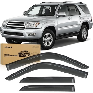 image:imageNilight Window Visors for Toyota 4Runner 1996 1997 1998 1999 2000 2001 2002 TapeOn Rain Guards Outside Mount Vent Visors Window Deflectors Smoke Tint 4PCS