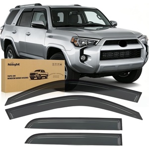image:imageNilight Window Visors for Toyota 4Runner 2003 2004 2005 2006 2007 2008 2009 TapeOn Rain Guards Outside Mount Vent Visors Window Deflectors Smoke Tint 4PCS