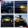 image:imageNilight 135 Inch 72 W LED Light Bar with Yellow Black Covers Spot Flood Combo Lighting for Off Road Driving Fog Lamp on Motorcycle Van Camper Car Pickup Golf Cart ATV UTV SUV Truck Boat 4x4