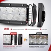 image:imageNilight 22 Inch 120 W LED Light Bar with Yellow Black Covers Spot Flood Combo Lighting for Off Road Driving Fog Lamp on Motorcycle Van Camper Car Pickup Golf Cart ATV UTV SUV Truck Boat 4x4
