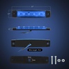 image:imageNilight 3 Inch Red Oval LED Marker Lights 10PCS Red Light Side Clearance Lights 12V DC IP67 Waterproof Chrome Housing for Semi Truck Trailer RV Bus Utility Vehicle Surface MountBlue