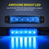 image:imageNilight 3 Inch Red Oval LED Marker Lights 10PCS Red Light Side Clearance Lights 12V DC IP67 Waterproof Chrome Housing for Semi Truck Trailer RV Bus Utility Vehicle Surface MountBlue