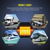 image:imageNilight 3 Inch Red Oval LED Marker Lights 10PCS Red Light Side Clearance Lights 12V DC IP67 Waterproof Chrome Housing for Semi Truck Trailer RV Bus Utility Vehicle Surface MountAmber