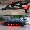image:imageNilight 3 Inch Red Oval LED Marker Lights 10PCS Red Light Side Clearance Lights 12V DC IP67 Waterproof Chrome Housing for Semi Truck Trailer RV Bus Utility Vehicle Surface MountRed