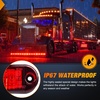 image:imageNilight 5 Inch Amber Top Roof Lights 5 Pack Smoked Lens 12 LED Cab Marker Lights DC 12V Hardwired IP67 Waterproof PCABS for Cascadia 20082019 Freightliner amp Most Semi Trucks TrailersAmberRed 20PCS Universal