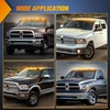 image:imageNilight 5 Inch Amber Top Roof Lights 5 Pack Smoked Lens 12 LED Cab Marker Lights DC 12V Hardwired IP67 Waterproof PCABS for Cascadia 20082019 Freightliner amp Most Semi Trucks TrailersSmoked Amber Dodge Ram 20032018
