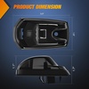 image:imageNilight 5 Inch Amber Top Roof Lights 5 Pack Smoked Lens 12 LED Cab Marker Lights DC 12V Hardwired IP67 Waterproof PCABS for Cascadia 20082019 Freightliner amp Most Semi Trucks TrailersSmoked Amber Ford F 20172022