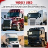 image:imageNilight 5 Inch Amber Top Roof Lights 5 Pack Smoked Lens 12 LED Cab Marker Lights DC 12V Hardwired IP67 Waterproof PCABS for Cascadia 20082019 Freightliner amp Most Semi Trucks TrailersSmoked Amber 12LEDFreightliner Cascadia 20082013
